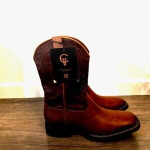 Frye x Cole Hauser Logo Stitch Western Boot